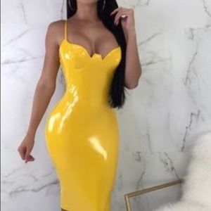 Latex Midi dress